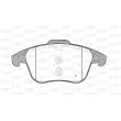 Jeu de 4 plaquettes de frein avant OPEN PARTS BPA1249.30 - Visuel 1