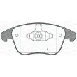 Jeu de 4 plaquettes de frein avant OPEN PARTS BPA1249.50 - Visuel 1