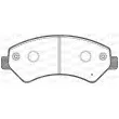 Jeu de 4 plaquettes de frein avant OPEN PARTS BPA1275.12 - Visuel 2