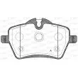 Jeu de 4 plaquettes de frein avant OPEN PARTS BPA1277.00 - Visuel 1