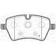 Jeu de 4 plaquettes de frein avant OPEN PARTS BPA1277.00 - Visuel 2