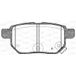Jeu de 4 plaquettes de frein arrière OPEN PARTS BPA1286.02 - Visuel 1