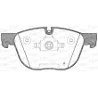 Jeu de 4 plaquettes de frein avant OPEN PARTS BPA1297.00 - Visuel 1
