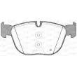 Jeu de 4 plaquettes de frein avant OPEN PARTS BPA1297.00 - Visuel 2