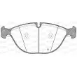 Jeu de 4 plaquettes de frein avant OPEN PARTS BPA1298.00 - Visuel 2