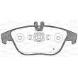 Jeu de 4 plaquettes de frein arrière OPEN PARTS BPA1305.00 - Visuel 1
