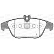 Jeu de 4 plaquettes de frein arrière OPEN PARTS BPA1305.20 - Visuel 1