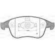 Jeu de 4 plaquettes de frein avant OPEN PARTS BPA1350.00 - Visuel 1