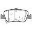 Jeu de 4 plaquettes de frein arrière OPEN PARTS BPA1356.02 - Visuel 1