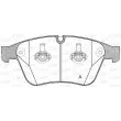 Jeu de 4 plaquettes de frein avant OPEN PARTS BPA1371.00 - Visuel 1
