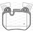 Jeu de 4 plaquettes de frein arrière OPEN PARTS BPA1373.00 - Visuel 1
