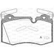 Jeu de 4 plaquettes de frein avant OPEN PARTS BPA1374.00 - Visuel 1