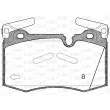 Jeu de 4 plaquettes de frein avant OPEN PARTS BPA1374.00 - Visuel 2