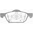 Jeu de 4 plaquettes de frein avant OPEN PARTS BPA1384.02 - Visuel 1