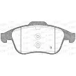 Jeu de 4 plaquettes de frein avant OPEN PARTS BPA1389.00 - Visuel 2