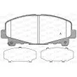 Jeu de 4 plaquettes de frein avant OPEN PARTS BPA1390.02 - Visuel 1