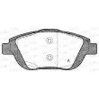 Jeu de 4 plaquettes de frein avant OPEN PARTS BPA1392.00 - Visuel 1