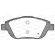 Jeu de 4 plaquettes de frein avant OPEN PARTS BPA1392.00 - Visuel 2