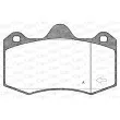 Jeu de 4 plaquettes de frein avant OPEN PARTS BPA1404.00 - Visuel 2