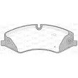 Jeu de 4 plaquettes de frein avant OPEN PARTS BPA1409.10 - Visuel 2