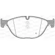 Jeu de 4 plaquettes de frein avant OPEN PARTS BPA1414.00 - Visuel 1