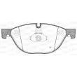 Jeu de 4 plaquettes de frein avant OPEN PARTS BPA1414.00 - Visuel 2