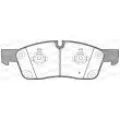 Jeu de 4 plaquettes de frein avant OPEN PARTS BPA1430.02 - Visuel 2