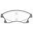 Jeu de 4 plaquettes de frein avant OPEN PARTS BPA1431.12 - Visuel 2