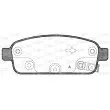 Jeu de 4 plaquettes de frein arrière OPEN PARTS BPA1432.02 - Visuel 1