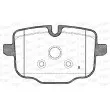 Jeu de 4 plaquettes de frein arrière OPEN PARTS BPA1433.00 - Visuel 2