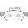 Jeu de 4 plaquettes de frein avant OPEN PARTS BPA1440.01 - Visuel 1