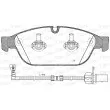 Jeu de 4 plaquettes de frein avant OPEN PARTS BPA1441.12 - Visuel 1