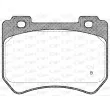 Jeu de 4 plaquettes de frein avant OPEN PARTS BPA1444.01 - Visuel 2