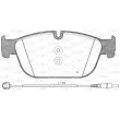 Jeu de 4 plaquettes de frein avant OPEN PARTS BPA1451.01 - Visuel 1