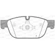 Jeu de 4 plaquettes de frein avant OPEN PARTS BPA1451.01 - Visuel 2