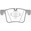 Jeu de 4 plaquettes de frein avant OPEN PARTS BPA1457.00 - Visuel 1