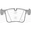 Jeu de 4 plaquettes de frein avant OPEN PARTS BPA1457.00 - Visuel 2