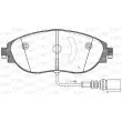 Jeu de 4 plaquettes de frein avant OPEN PARTS BPA1470.01 - Visuel 1