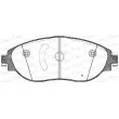 Jeu de 4 plaquettes de frein avant OPEN PARTS BPA1470.01 - Visuel 2