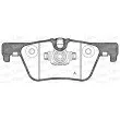 Jeu de 4 plaquettes de frein arrière OPEN PARTS BPA1476.00 - Visuel 1