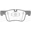 Jeu de 4 plaquettes de frein avant OPEN PARTS BPA1478.00 - Visuel 1