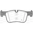 Jeu de 4 plaquettes de frein avant OPEN PARTS BPA1478.00 - Visuel 2