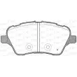 Jeu de 4 plaquettes de frein avant OPEN PARTS BPA1514.00 - Visuel 2