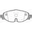Jeu de 4 plaquettes de frein avant OPEN PARTS BPA1515.01 - Visuel 2