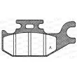 Jeu de 4 plaquettes de frein avant OPEN PARTS BPA1519.00 - Visuel 1