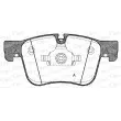 Jeu de 4 plaquettes de frein avant OPEN PARTS BPA1560.00 - Visuel 1