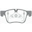 Jeu de 4 plaquettes de frein avant OPEN PARTS BPA1560.10 - Visuel 1
