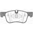 Jeu de 4 plaquettes de frein avant OPEN PARTS BPA1580.00 - Visuel 1