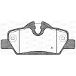 Jeu de 4 plaquettes de frein arrière OPEN PARTS BPA1600.00 - Visuel 1