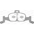 Jeu de 4 plaquettes de frein avant OPEN PARTS BPA1691.00 - Visuel 2